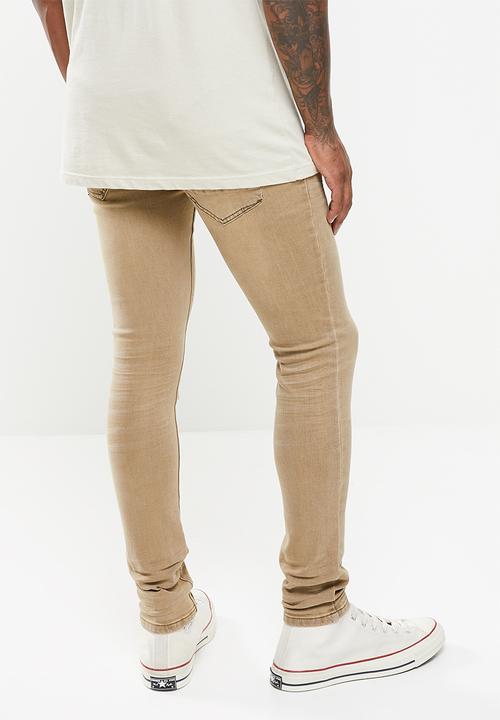 Cutty - SHOT Ultra Skinny fit denim jean - camel