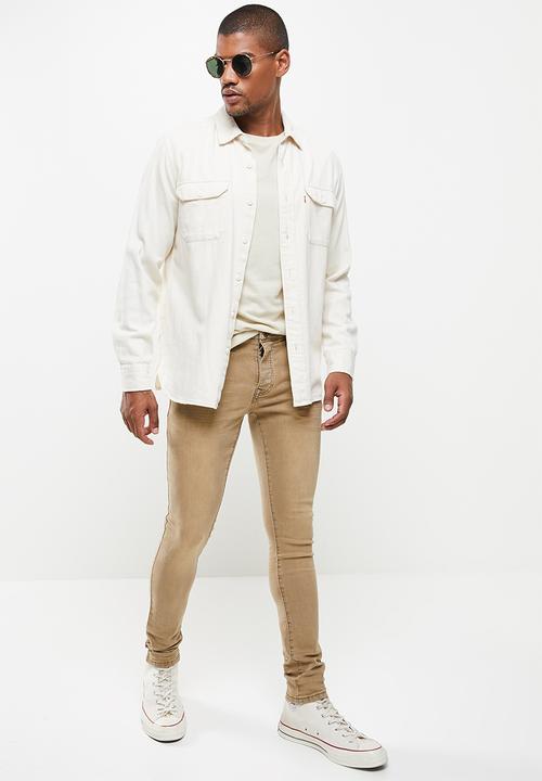 Cutty - SHOT Ultra Skinny fit denim jean - camel