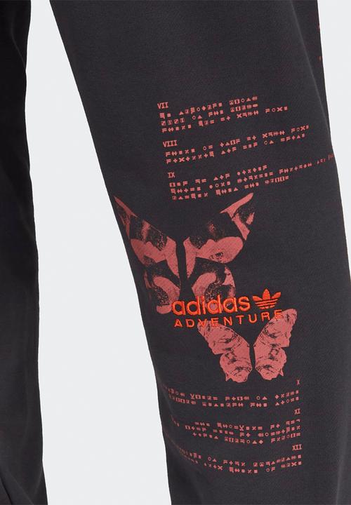 adidas Originals - ADVENTURE C-BUTTERFLY SWEAT PANTS - Carbon Charc