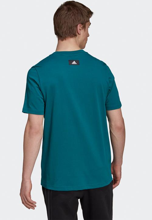 adidas Performance - Future Icons 3Bar Tee - Teal