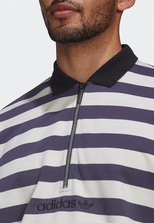 adidas Originals - adidas SPRT Frank Rugby Shirt - shadow navy/core white