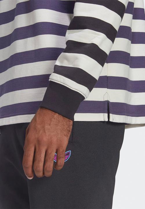 adidas Originals - adidas SPRT Frank Rugby Shirt - shadow navy/core white