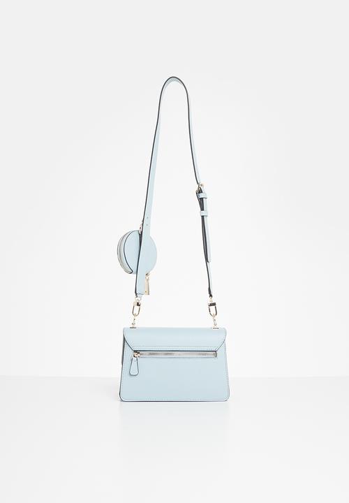 GUESS - Alexie crossbody flap - pale cloud