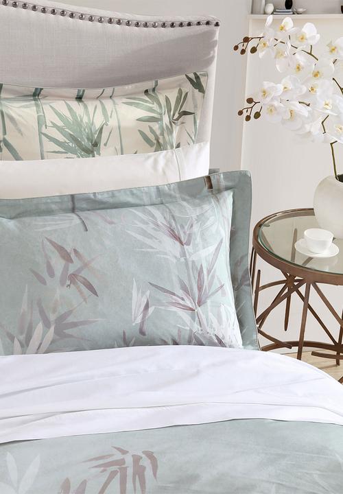 Linen House - Bamboo florette duvet cover set - sage