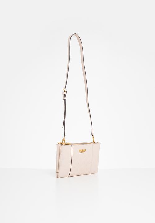 GUESS - Noelle dbl zip crossbody - pink