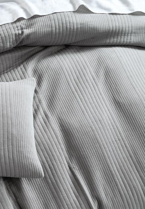 Linen House - Osmond duvet cover - smoke