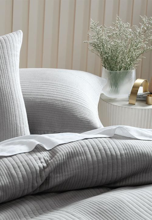 Linen House - Osmond duvet cover - smoke