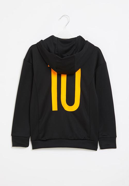 adidas Originals - Messi fz hoodie - black & gold
