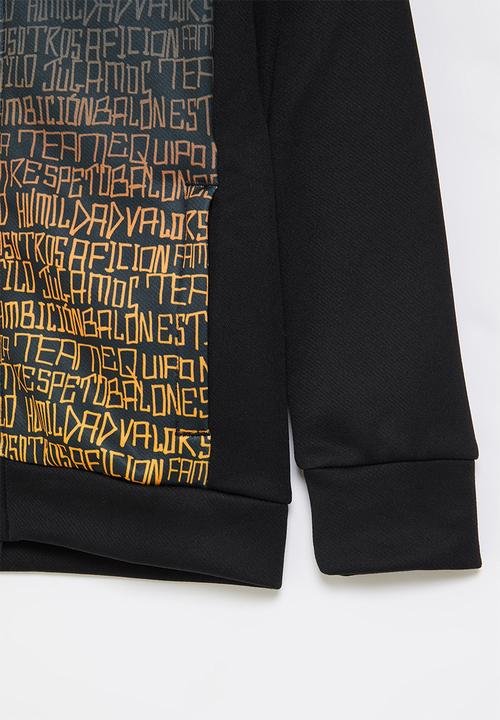 adidas Originals - Messi fz hoodie - black & gold