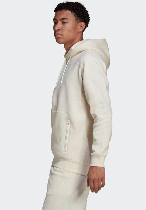 adidas Originals - Adicolor Clean Classics Hoodie - White : non-dyed