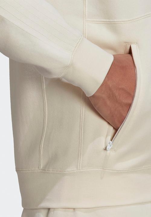 adidas Originals - Adicolor Clean Classics Hoodie - White : non-dyed