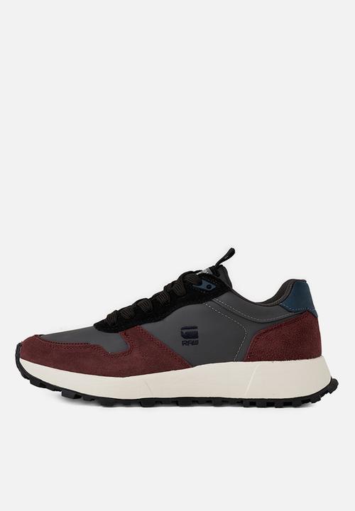 G-STAR - Theq run blk - dk navy & redbrown