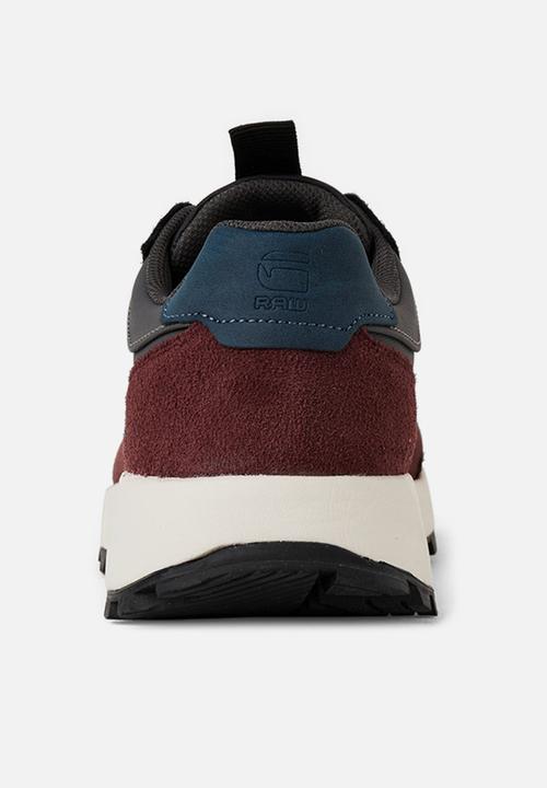 G-STAR - Theq run blk - dk navy & redbrown