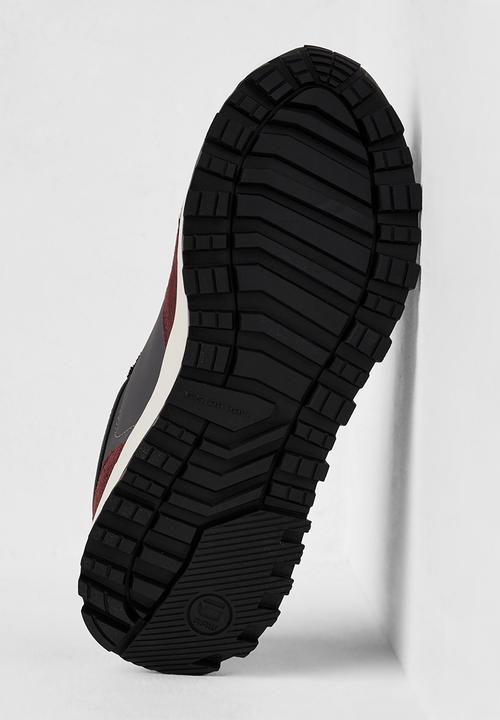 G-STAR - Theq run blk - dk navy & redbrown