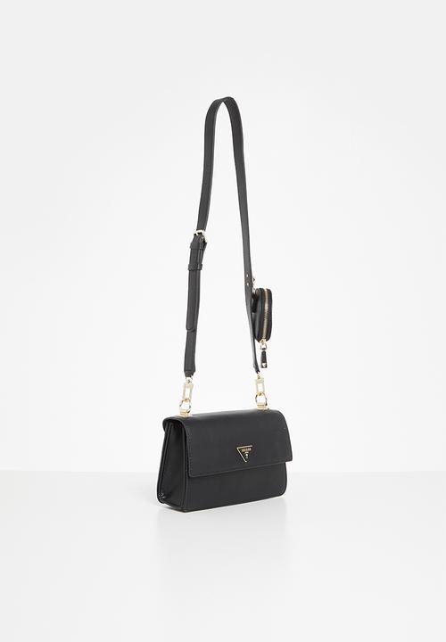 GUESS - Alexie crossbody flap - black