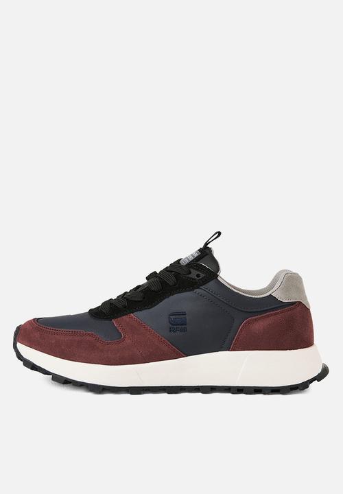 G-STAR - Theq run blk - dk navy & redbrown