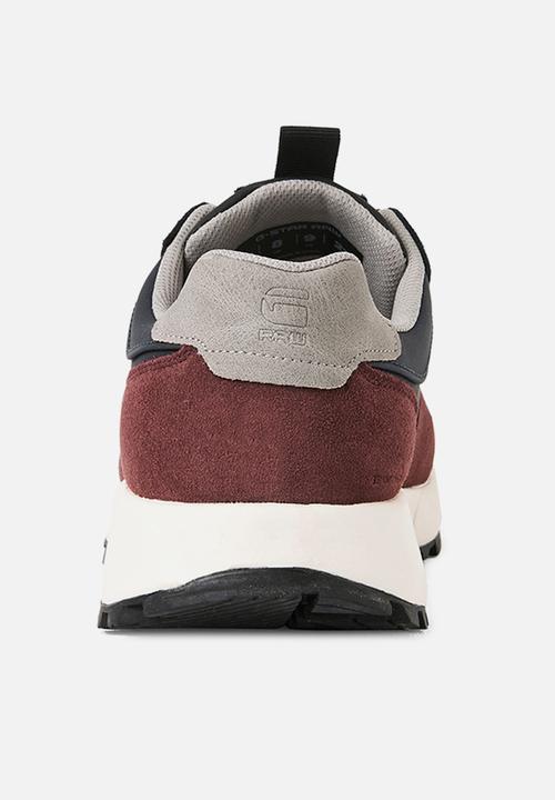 G-STAR - Theq run blk - dk navy & redbrown