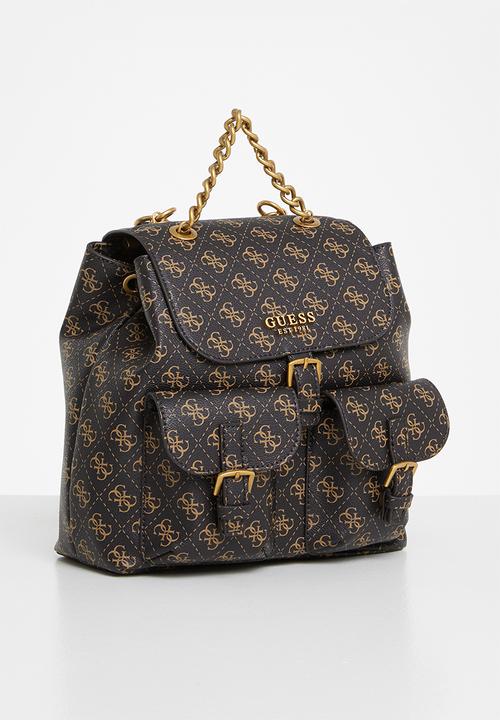 GUESS - No limit flap backpack - brown 