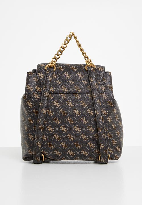 GUESS - No limit flap backpack - brown 