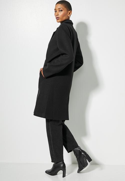 Superbalist - Midi blazer coat - black