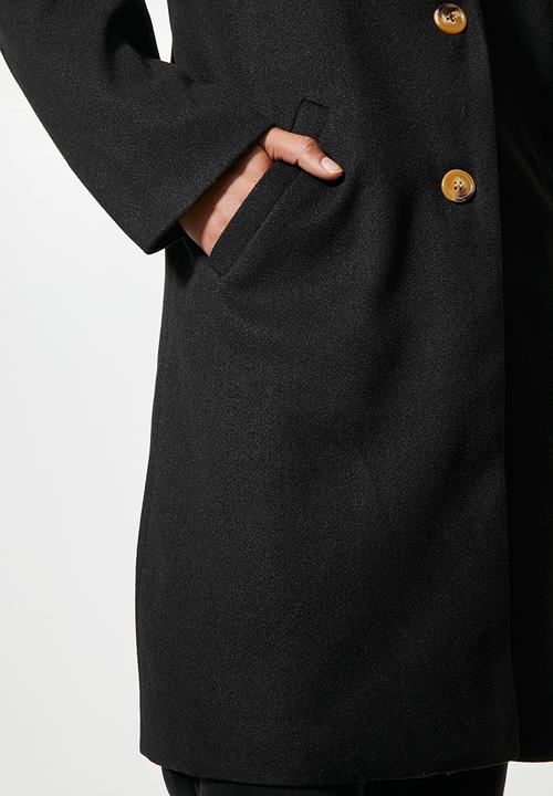 Superbalist - Midi blazer coat - black