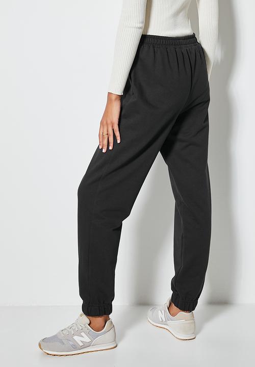 Superbalist - 2 pack track pants - black & ecru