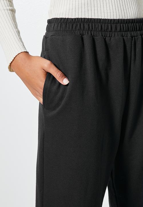 Superbalist - 2 pack track pants - black & ecru