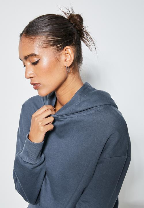 Superbalist - Crop hoodie - ink