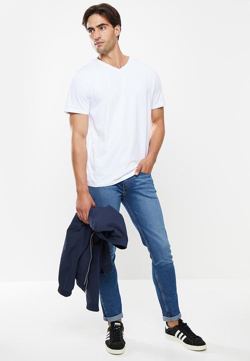 Cotton On - Organic v-neck T-shirt 3 pack - multi 