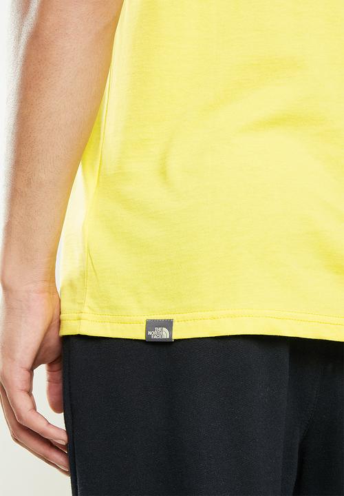 The North Face - M short sleeve simple dome tee - yellow