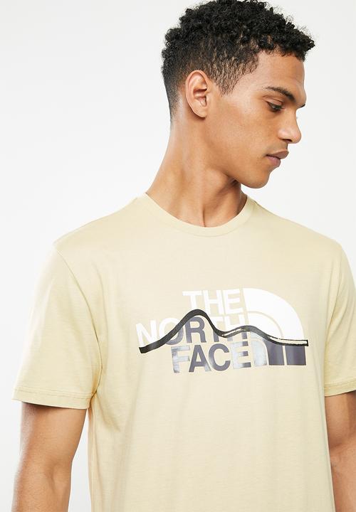 The North Face - M short sleeve mountain line tee - grey melange