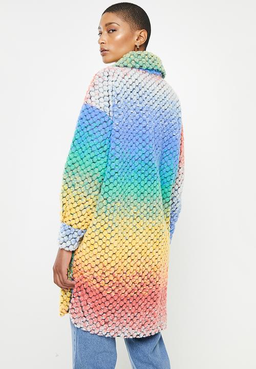 Stella Morgan - Wool longline coat - multi