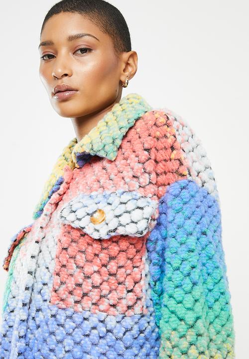 Stella Morgan - Wool longline coat - multi