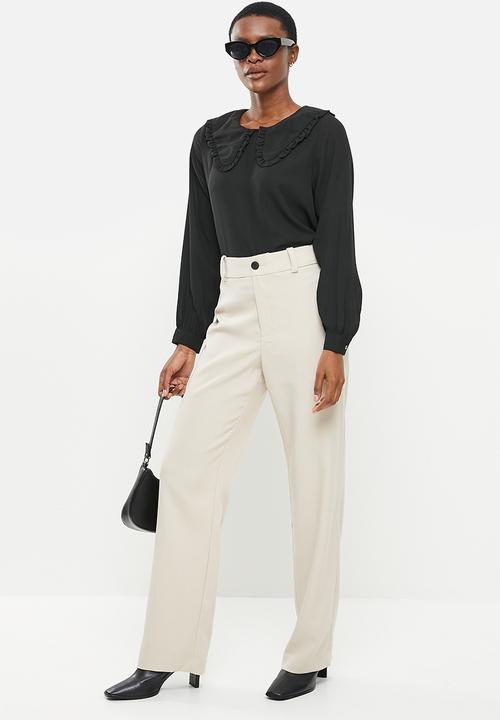 ONLY - Tuesday cloud collar blouse - black