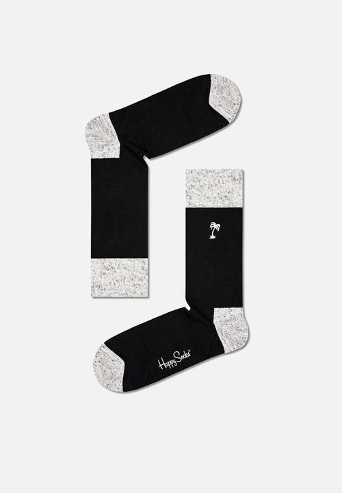 Happy Socks - 4-pack black & white socks gift set