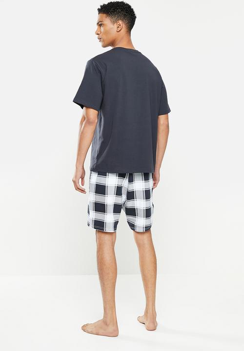 Only & Sons - Onsanton lounge check set acc - dress blues