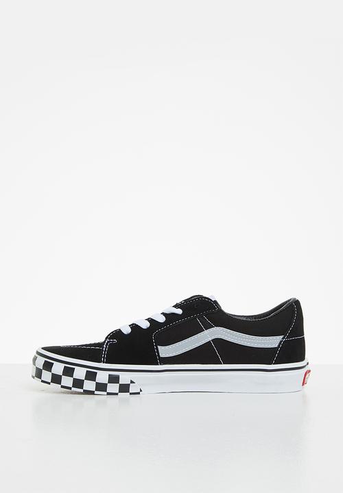 Vans - Jn sk8-low - (reflective sidestripe) checkerboard & black