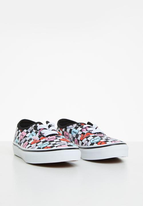 Vans - Uy authentic - (candy hearts) black & true white