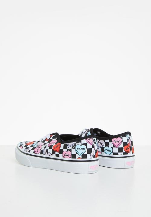 Vans - Uy authentic - (candy hearts) black & true white