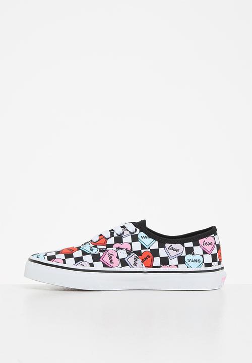 Vans - Uy authentic - (candy hearts) black & true white