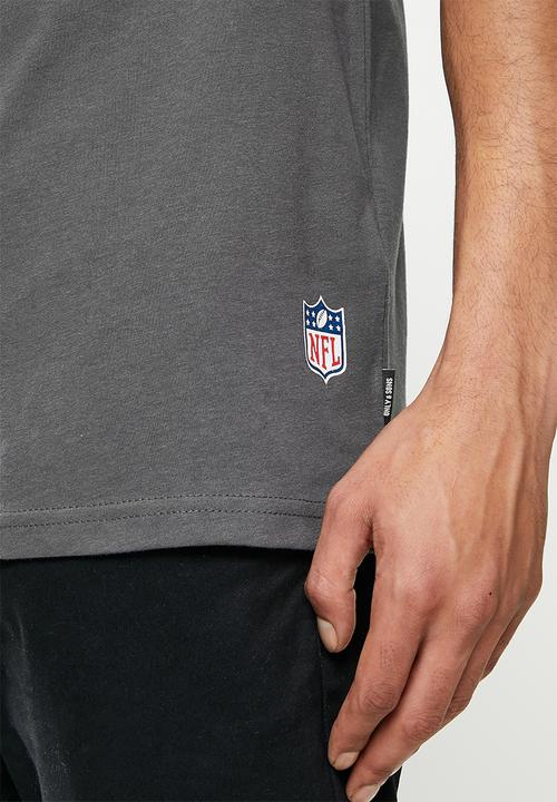 Only & Sons - Onsnfl life reg short sleeve tee - asphalt