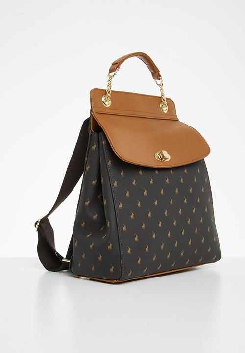 POLO - New iconic flapover backpack - brown