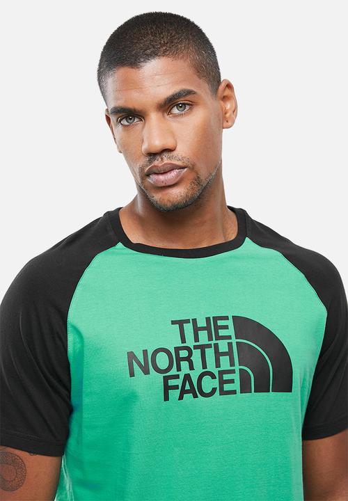 The North Face - M short sleeve raglan easy tee - teal & black