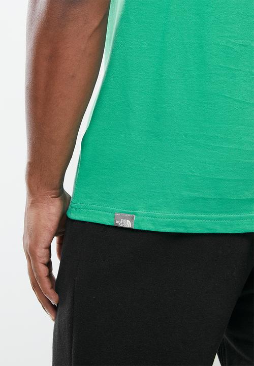 The North Face - M short sleeve raglan easy tee - teal & black