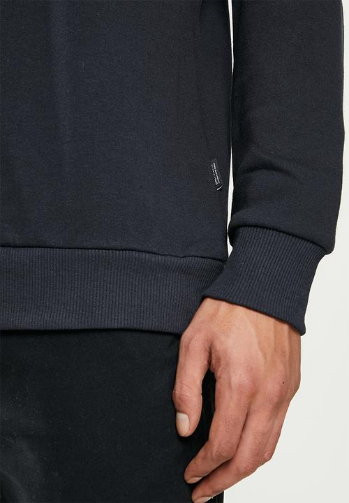 Only & Sons - Onstokyo reg print crew neck - navy