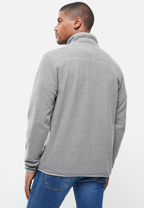 The North Face - 100 glacier 1/4 zip - grey