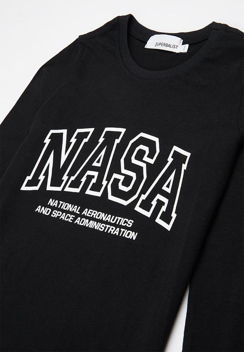 Superbalist - Boys nasa tee & pants pj set - black & green