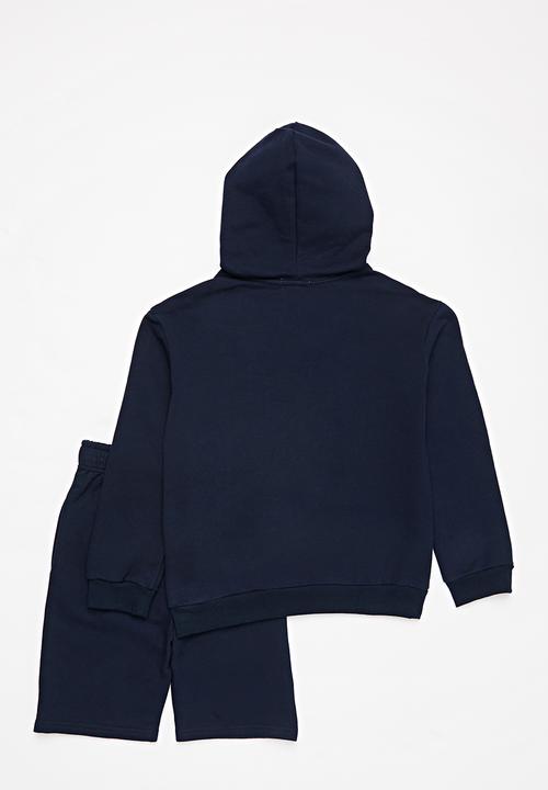 Superbalist Kids - NASA hoodie & short set - navy