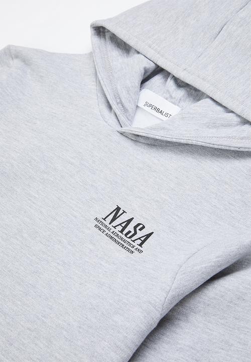 Superbalist - NASA hoodie & short set - grey melange