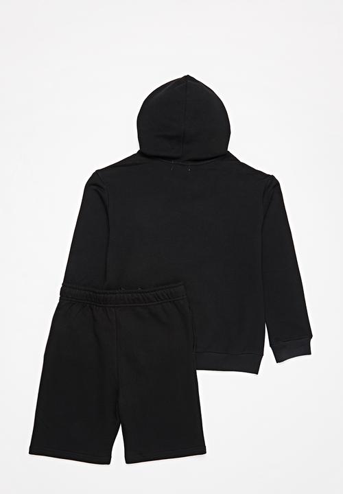 Superbalist Kids - NASA hoodie & short set - black